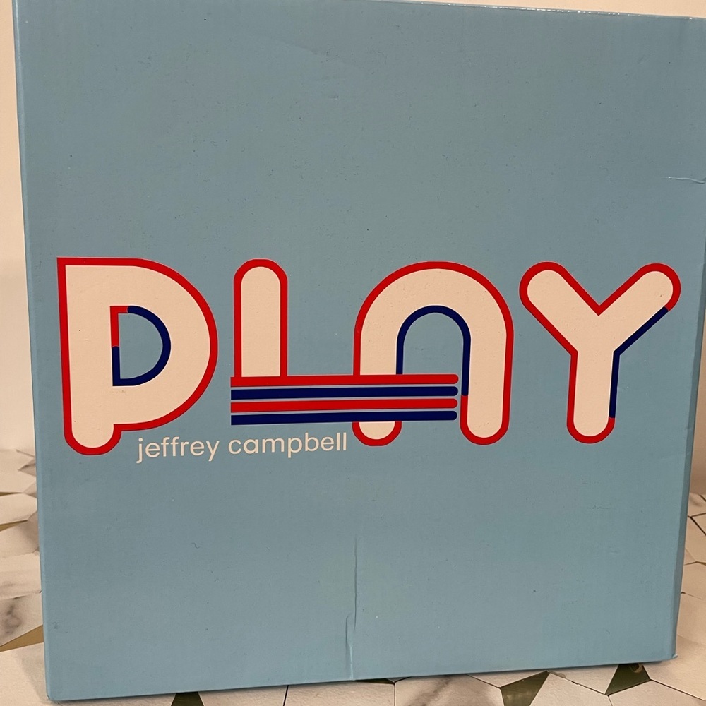 NIB W10 Jeffrey Campbell Pleu Black Matte Chunky Platform Chelsea Ankle Boots - Picture 10 of 12